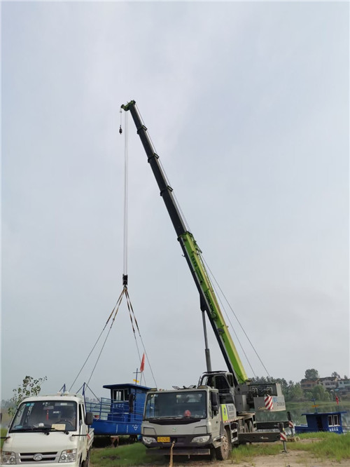 黄岩区桥梁建设吊装案例